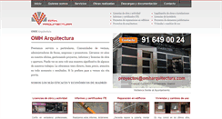 Desktop Screenshot of omharquitectura.com